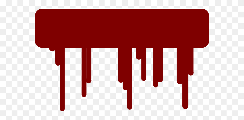 600x353 Blood Ooze Clip Art - Blood Dripping PNG