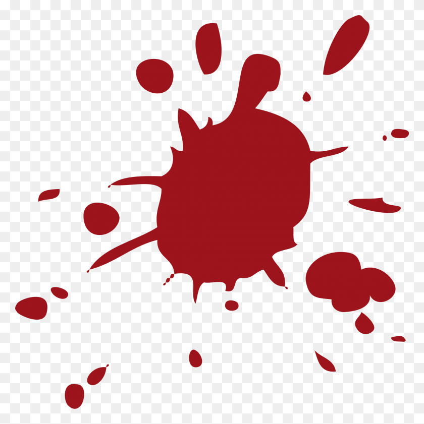 2000x2003 Blood Png Images Free Download, Blood Png Splashes - Smudge PNG