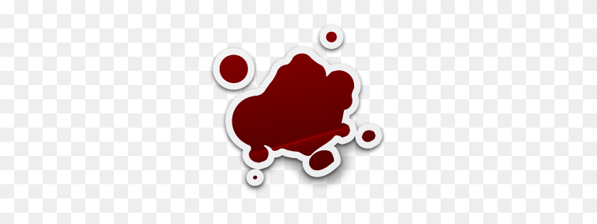 256x256 Blood Splatter Icons, Free Icons In Spooky Stickers - Blood Puddle PNG
