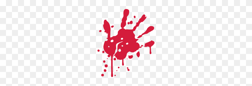 190x227 Blood Stain Bloody Handprint - Blood Stain PNG
