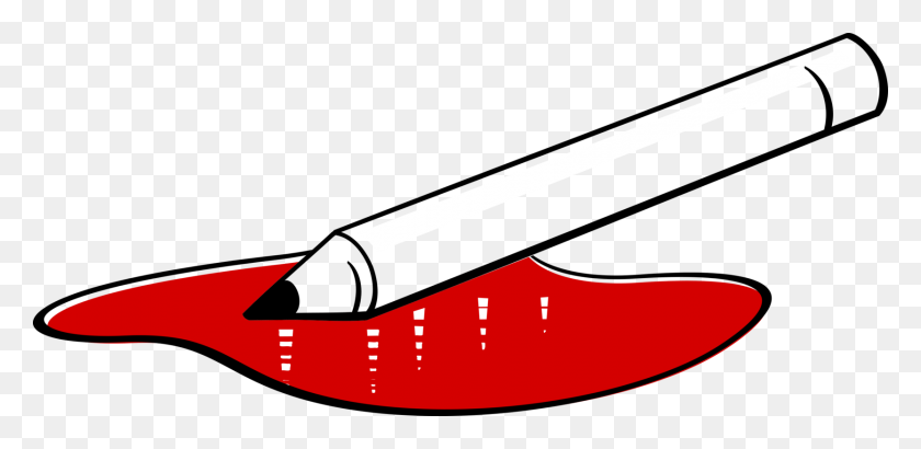 1667x750 Красный Карандашный Рисунок Кровеносных Сосудов - Клипарт Для Свободы Прессы