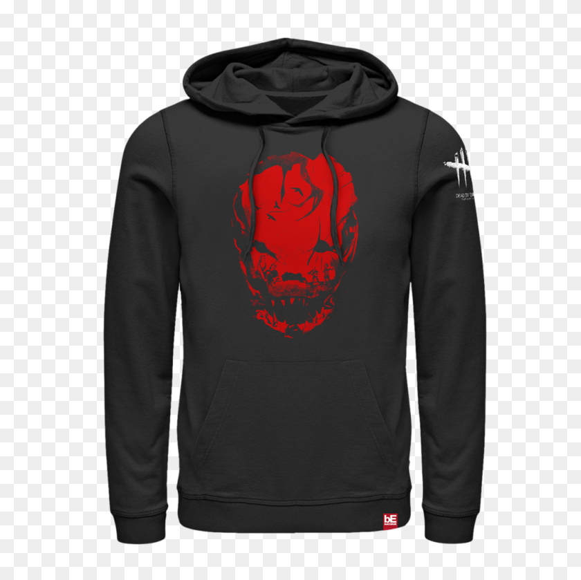 1000x1000 Bloodletting Hoodie Red On Black The Official Dead - Black Hoodie PNG