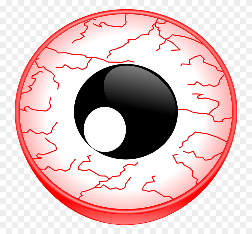Eyeball Clip Art Of A Big Bloodshot Eye With Blood Dripping Down