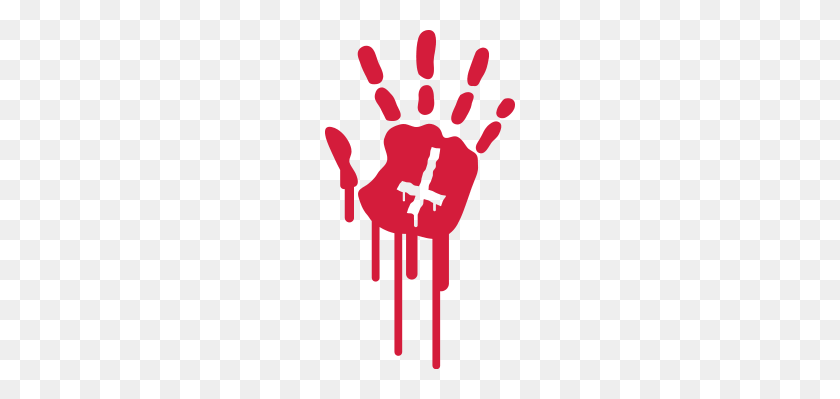 190x339 Bloody Handprint - Bloody Handprint PNG