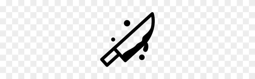200x200 Bloody Knife Icons Noun Project - Bloody Knife PNG