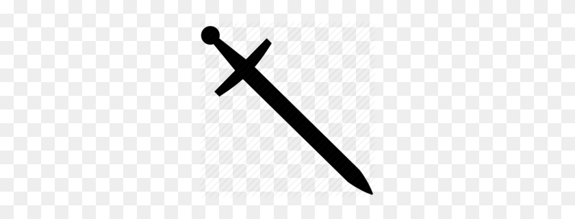260x260 Bloody Knight Sword Clipart - Knight Sword Clipart