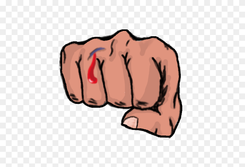 512x512 Bloody Knuckles Appstore For Android - Bloody Hand PNG