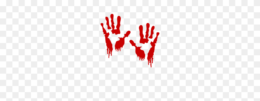 190x269 Bloody Zombie Hand - Bloody Hand PNG