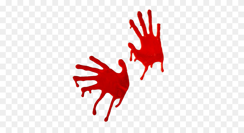 400x400 Bloody Zombie Hand Prints For Halloween Zombie Prep Kit - Zombie Hand PNG