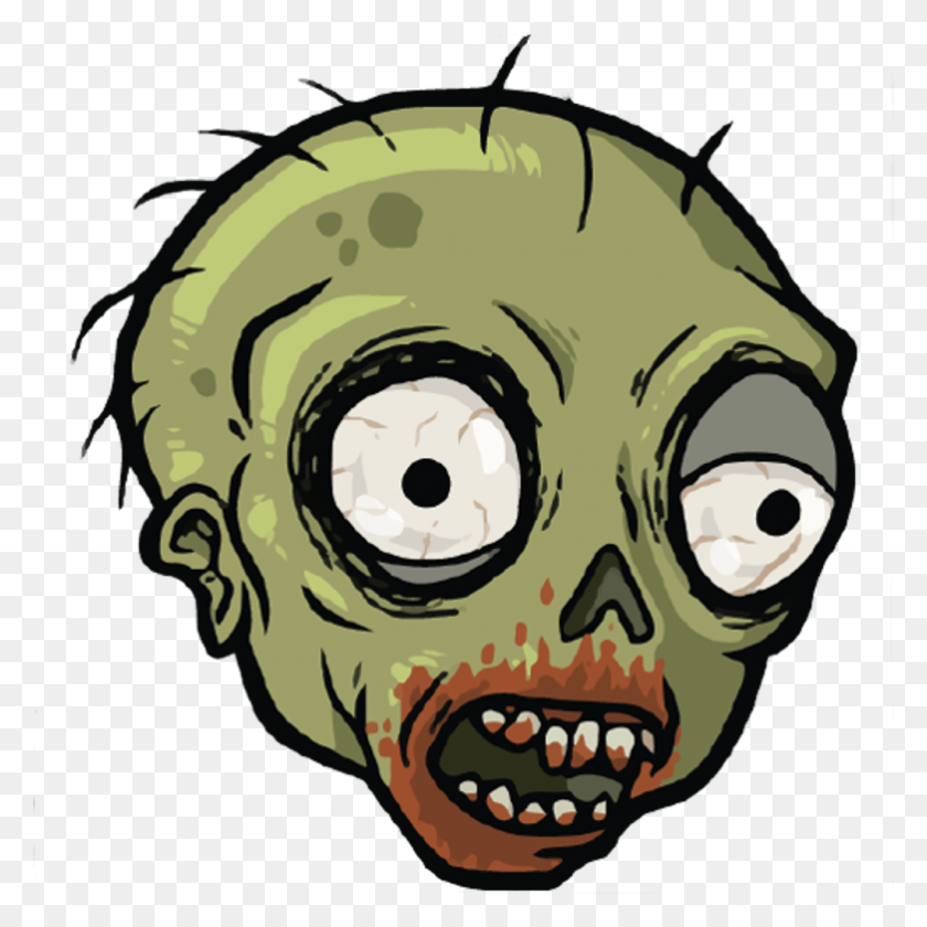 1024x1024 Bloody Zombie Transparent Png - Zombie Clipart