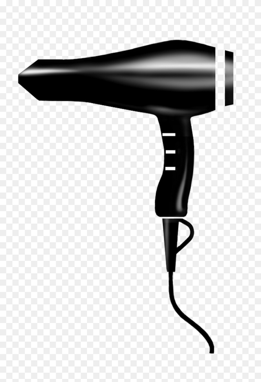 800x1200 Blow Dryer And Scissors Png Transparent Blow Dryer And Scissors - Hair Dryer Clipart