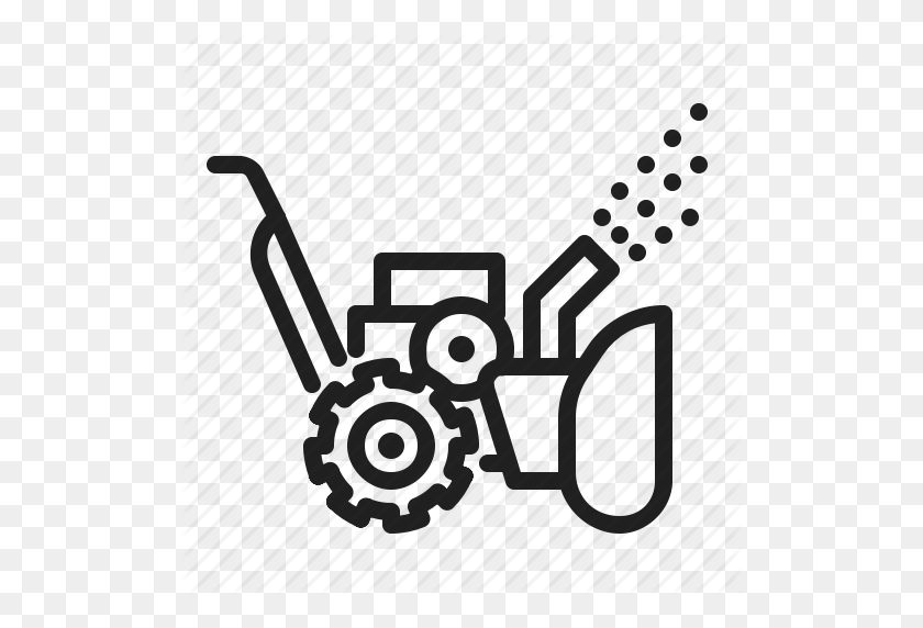 512x512 Blower, Electric, Removal, Snow, Thrower Icon - Snow Blower Clipart