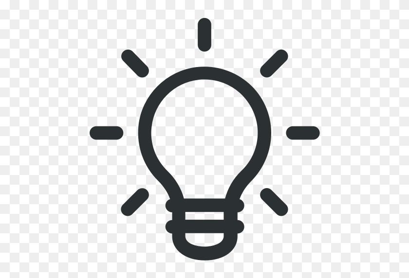 512x512 Blub, Bright, Idea, Lightbulb, Solution Icon Icon - Bright Idea Clipart