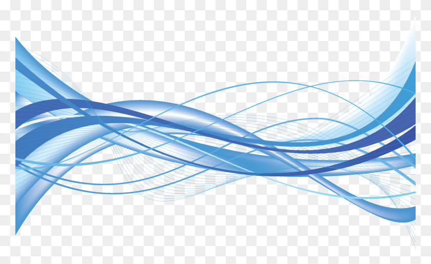 2500x1459 Blue Abstract Lines Png Transparent Image Png Arts - Abstract Lines PNG