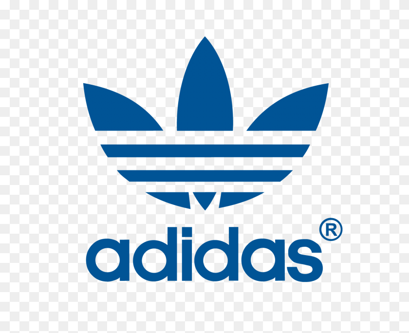 1500x1200 Blue Adidas Logos - Adidas Logo PNG White
