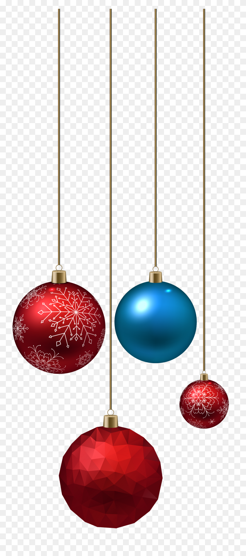 1698x4000 Blue And Red Christmas Ball Png Clipart - Red Ball PNG