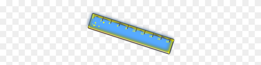 299x150 Blue And Yellow Ruler Clip Art - Ruler Clipart PNG