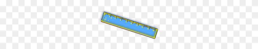 200x100 Blue And Yellow Ruler Png, Clip Art For Web - Ruler PNG