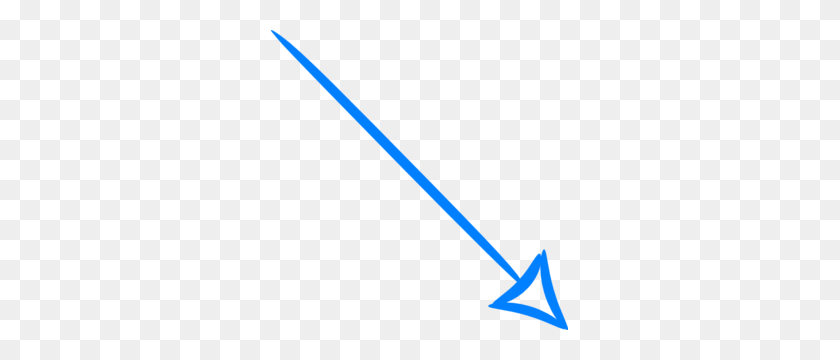 297x300 Flecha Azul Clipart - Flecha Azul Png