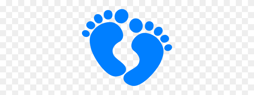298x255 Blue Baby Feet Png Png Image - Feet PNG