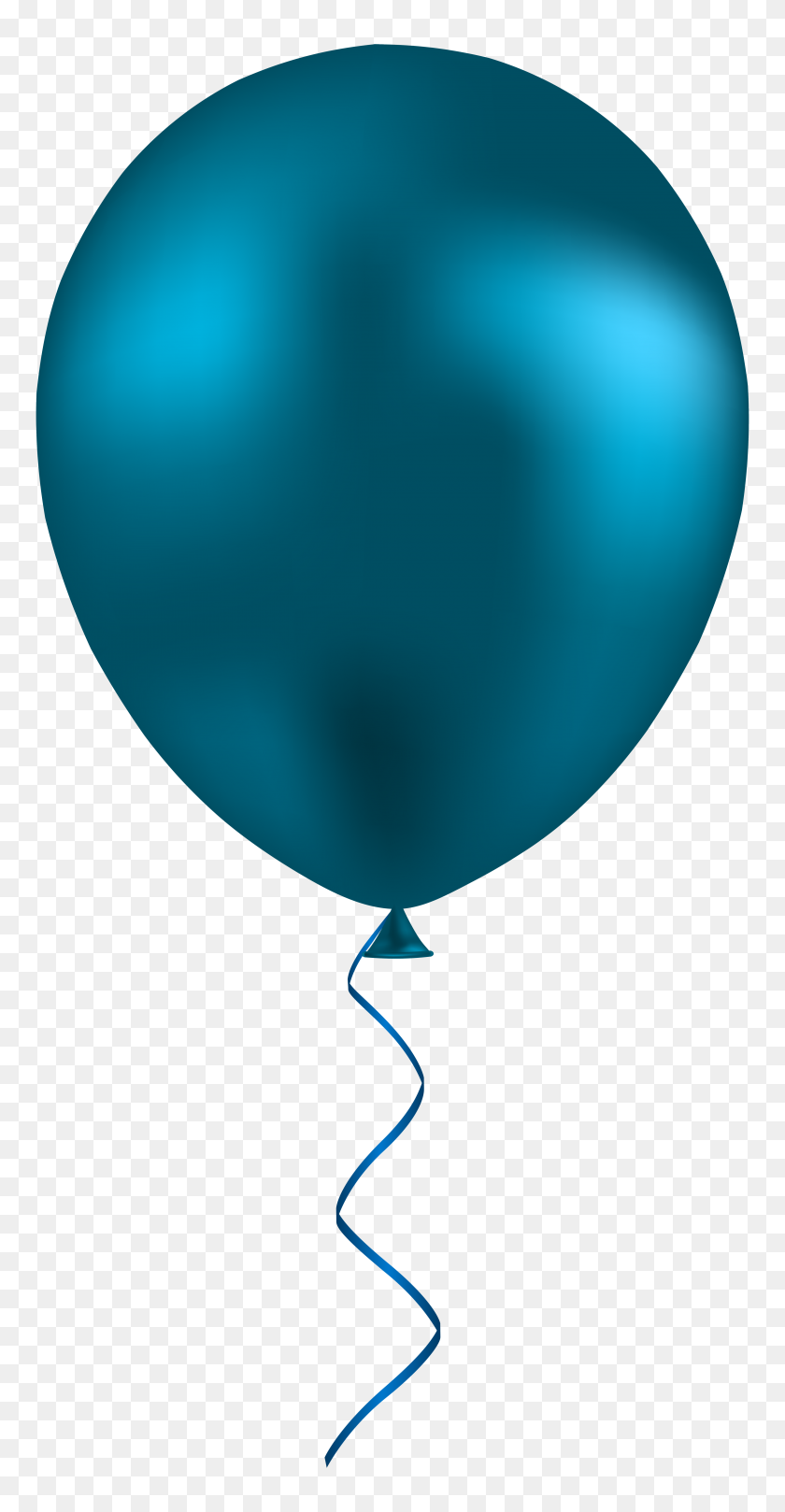 4004x8000 Blue Balloon Png Clip Art - Green Balloon Clipart