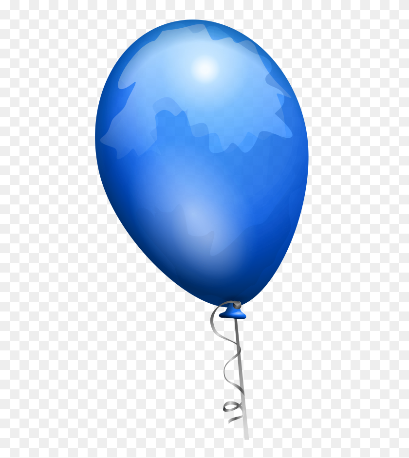 480x881 Blue Balloon's Png - Blue Balloon PNG