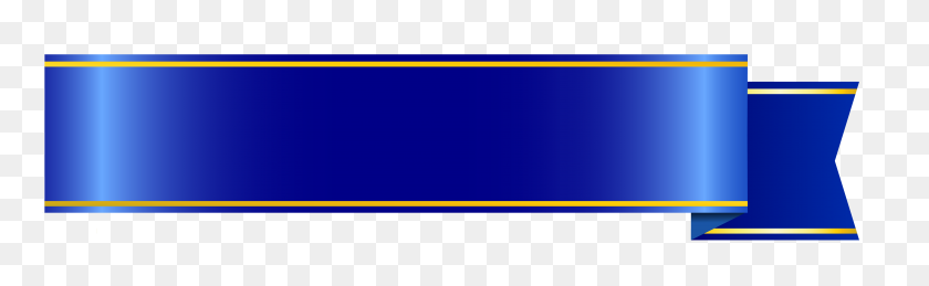 6139x1572 Blue Banner Png Clipart Picture Image - Blue PNG