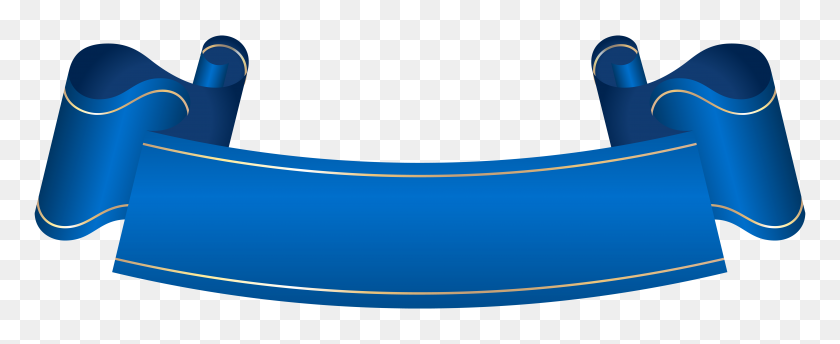 8000x2914 Bandera Azul Clip Transparente - Azul Png