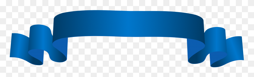 8000x1997 Bandera Azul Clipart Transparente - Bandera Azul Clipart