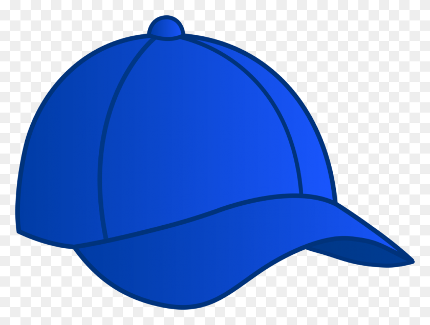 1024x756 Blue Baseball Cap Clip Art - Cap And Gown Clipart