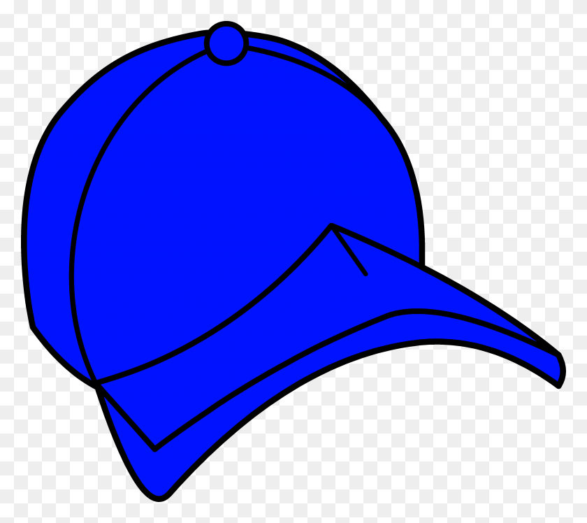 4554x4020 Blue Baseball Cap Clipart - Clipart Objects