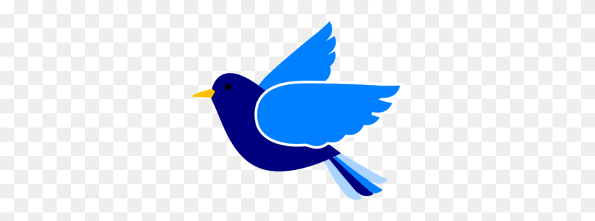 299x252 Imágenes Prediseñadas De Pájaro Azul - Songbird Clipart