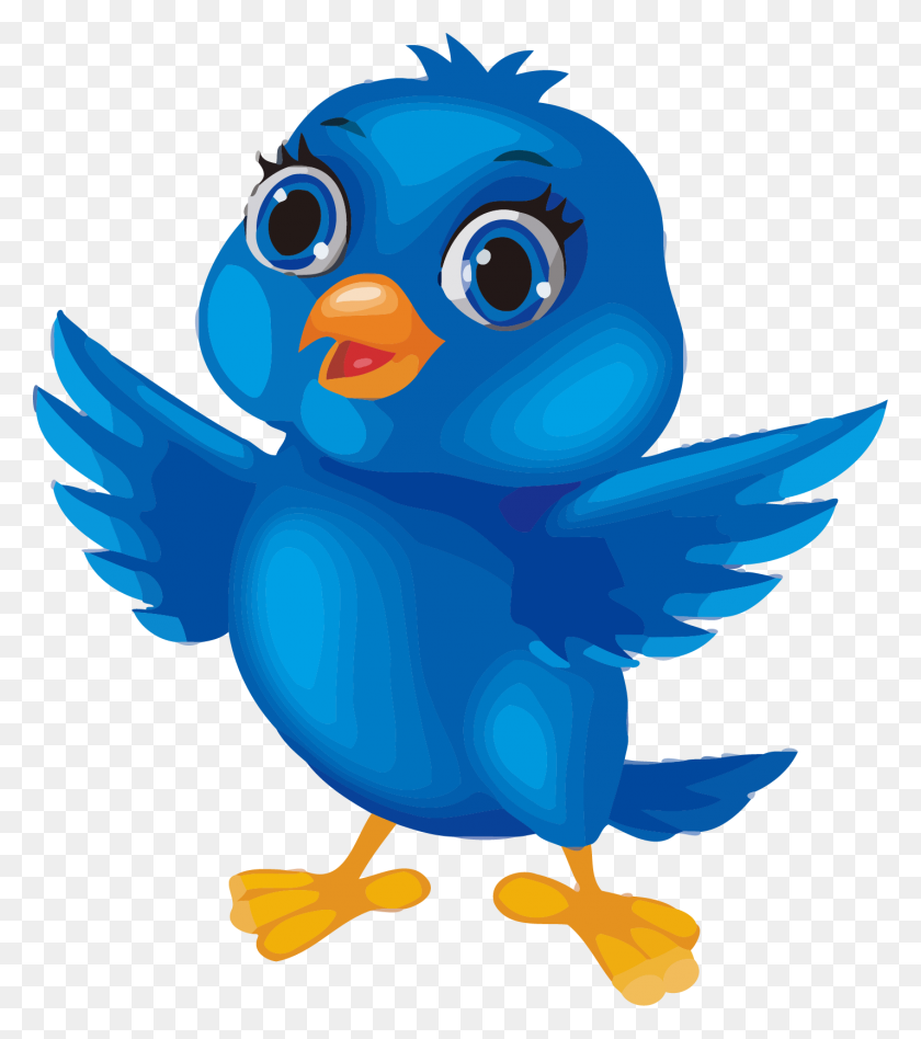 1427x1625 Pájaro Azul Imagen De Dibujos Animados Clipart Png - Pájaro Azul Png