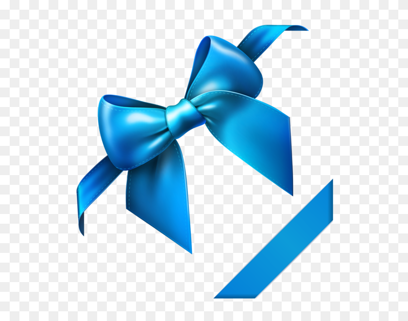 575x600 Blue Bow Png Clipart - Elf Hat PNG