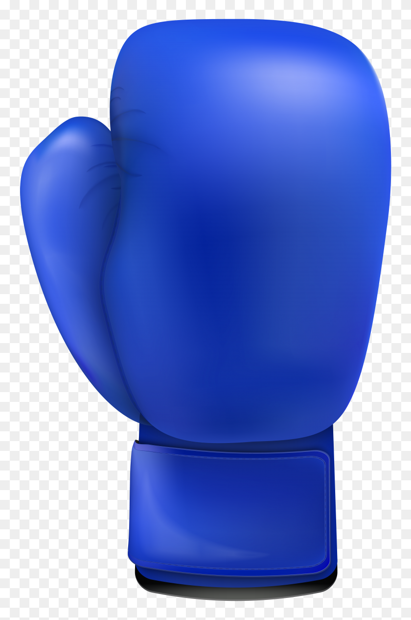 5178x8000 Blue Boxing Glove Png Clip - Boxing Clipart
