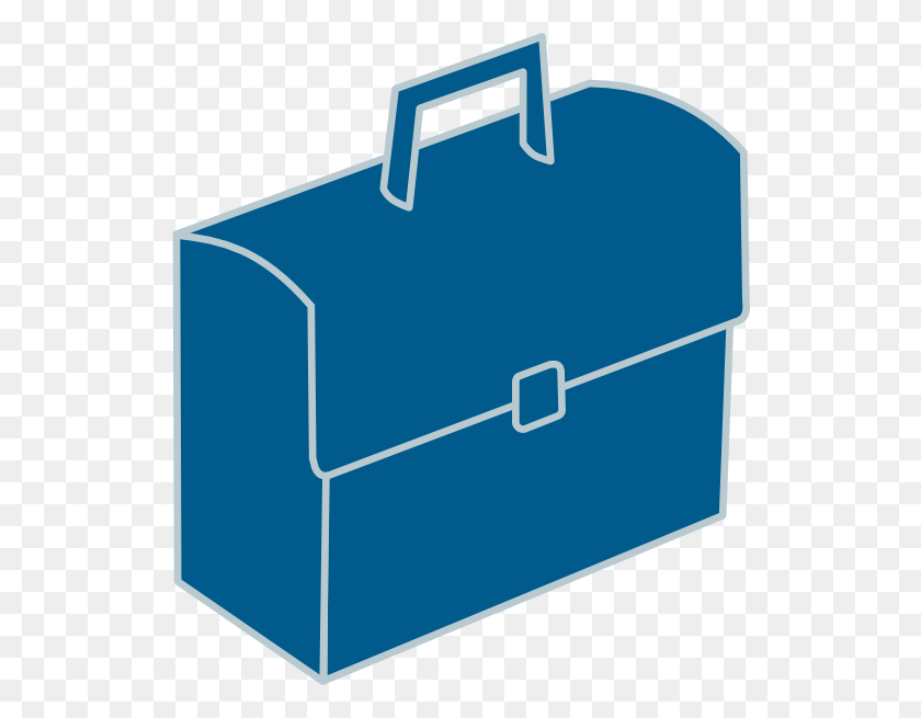 528x595 Blue Briefcase Clip Art - Briefcase Clipart