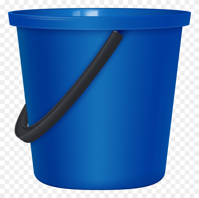 8000x8000 Blue Bucket Png Clip Art - Container PNG