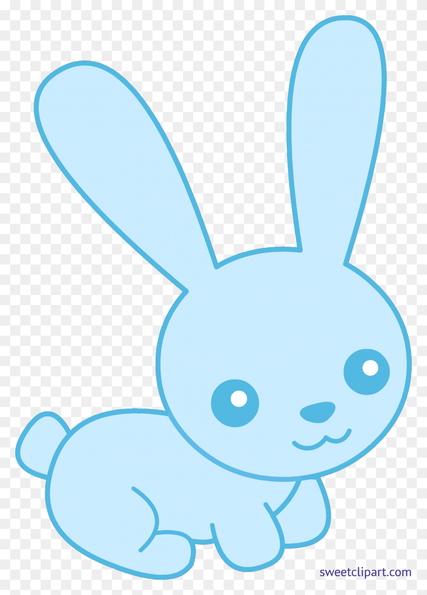 4018x5718 Blue Bunny Clip Art - Baby Horse Clipart