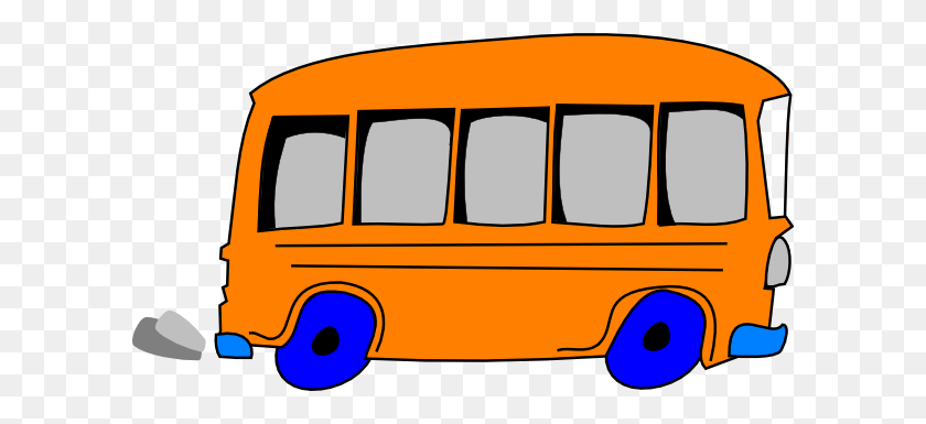 600x325 Синий Автобус Картинки - Общественный Транспорт Клипарт