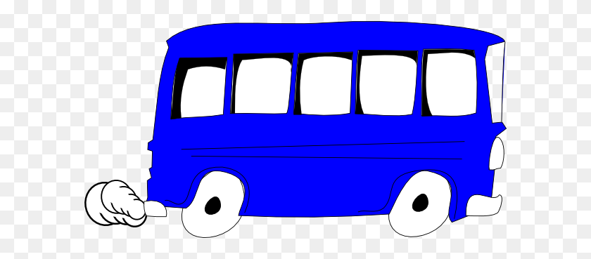 600x309 Синий Автобус Клипарт, Фотографии Картинок - Автобус Клипарт