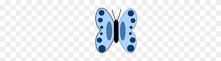 200x174 Голубая Бабочка Png, Клипарт Для Веб - Голубая Бабочка Png