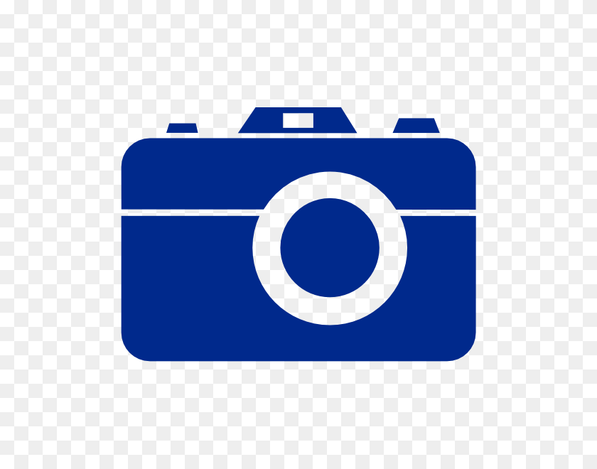600x600 Blue Camera No Border Clip Art - Transparent Camera Clipart