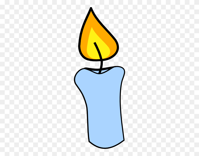 216x597 Blue Candle Flame Clip Art - Candle Flame Clipart