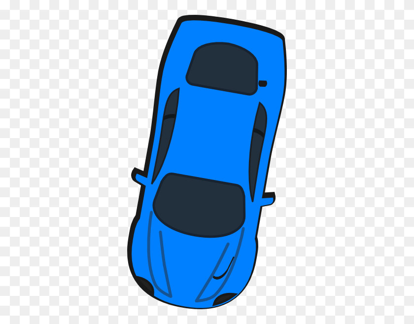 324x597 Blue Car - Car Seat Clipart
