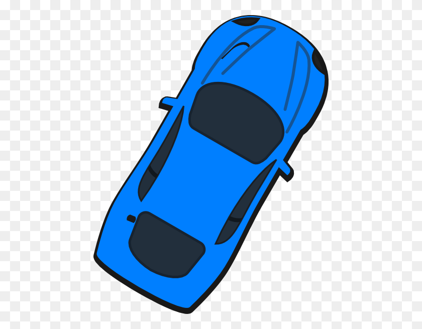 468x595 Blue Car - Electric Car Clipart