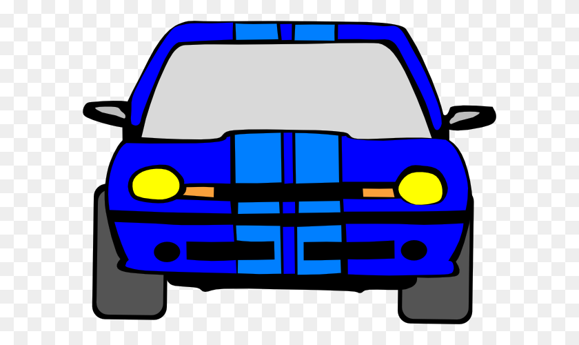 600x440 Blue Car Clip Art - Free Classic Car Clipart