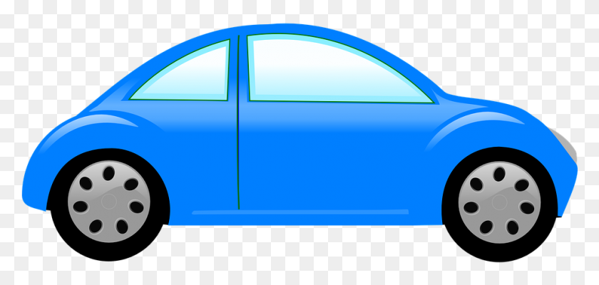 961x419 Синий Автомобиль Клипарт Жук Автомобиль - Жук Png
