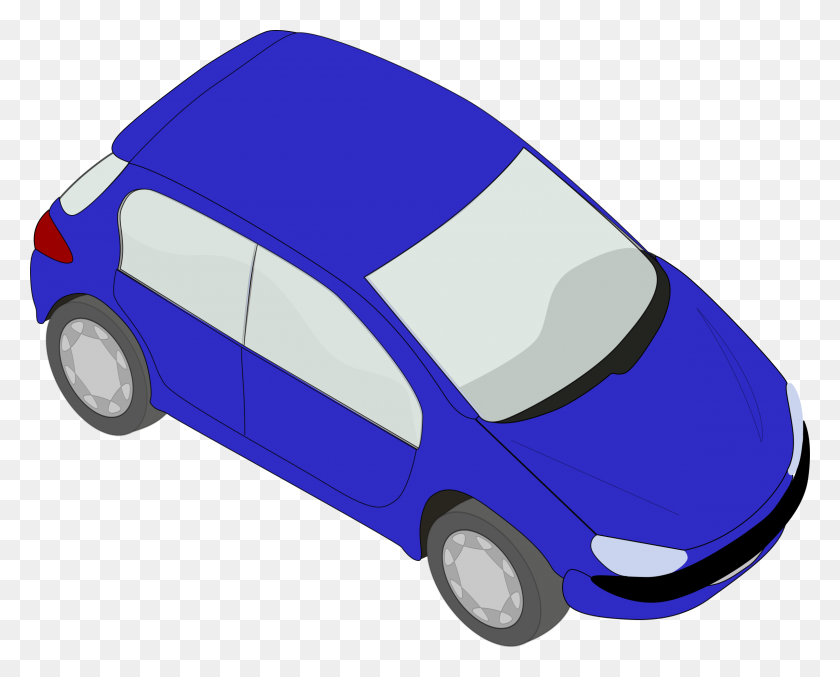 2400x1901 Синий Автомобиль Клипарт Цвет Синий - Чистый Автомобиль Клипарт