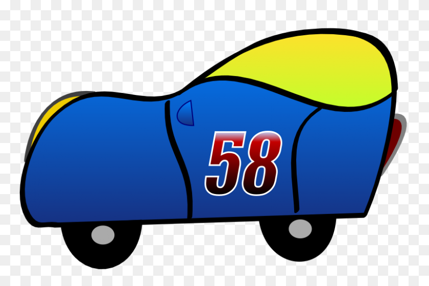 800x513 Blue Car Clipart Sick Funnypictures Png - Car Driving Away Clipart