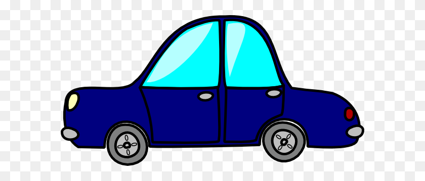 600x299 Синий Автомобиль Клипарт Три - Универсал Картинки